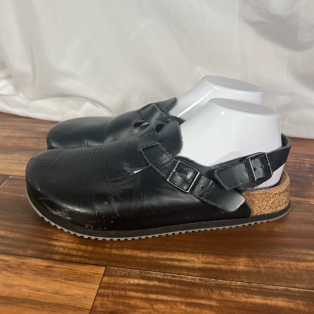 Birkenstock Tokio Boston Super Grip Black Leather Women's 40 / 9-9.5